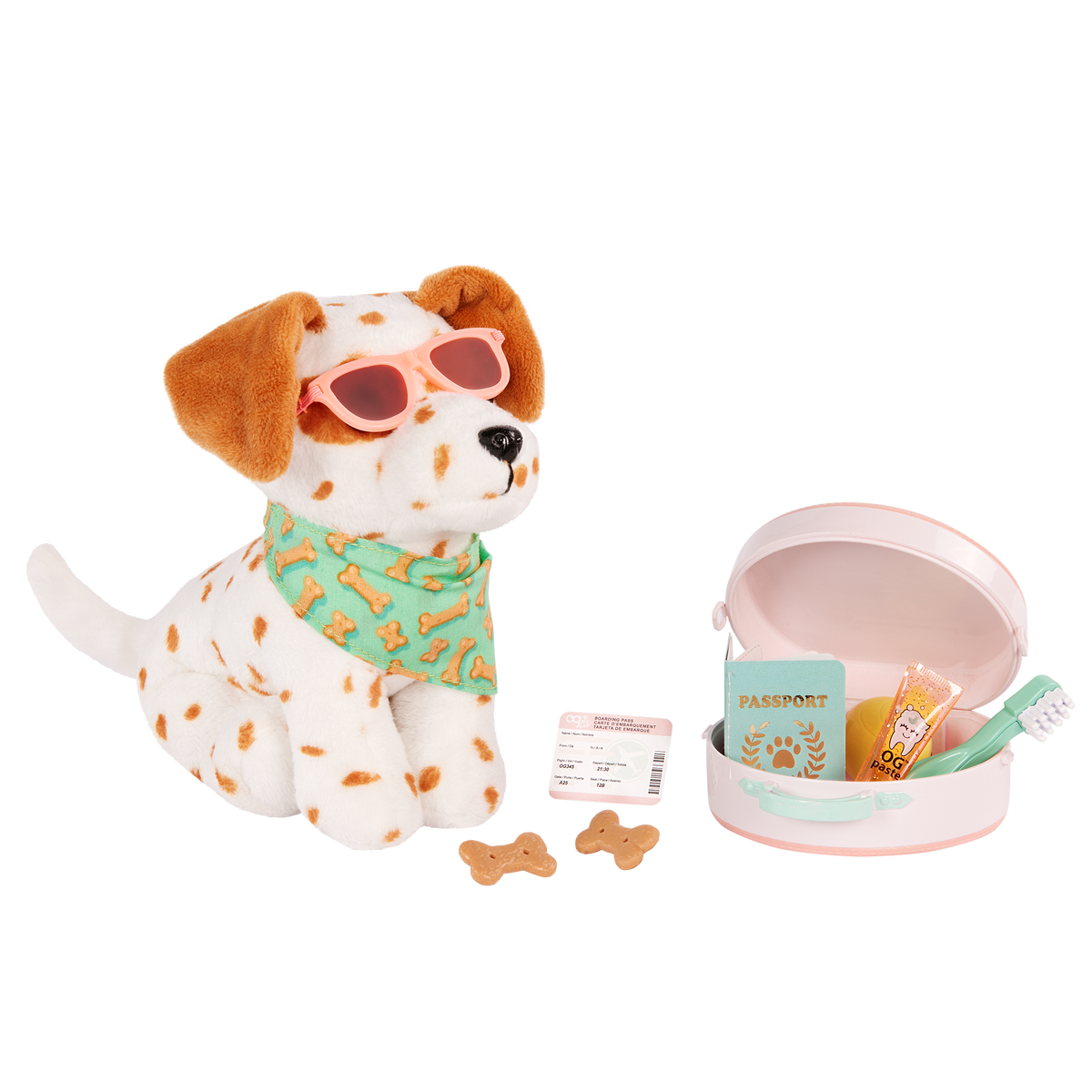Vacay Pup-Posable Dalmatian